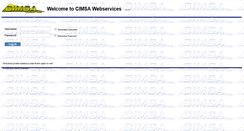 Desktop Screenshot of cimsa.info