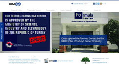 Desktop Screenshot of cimsa.com.tr
